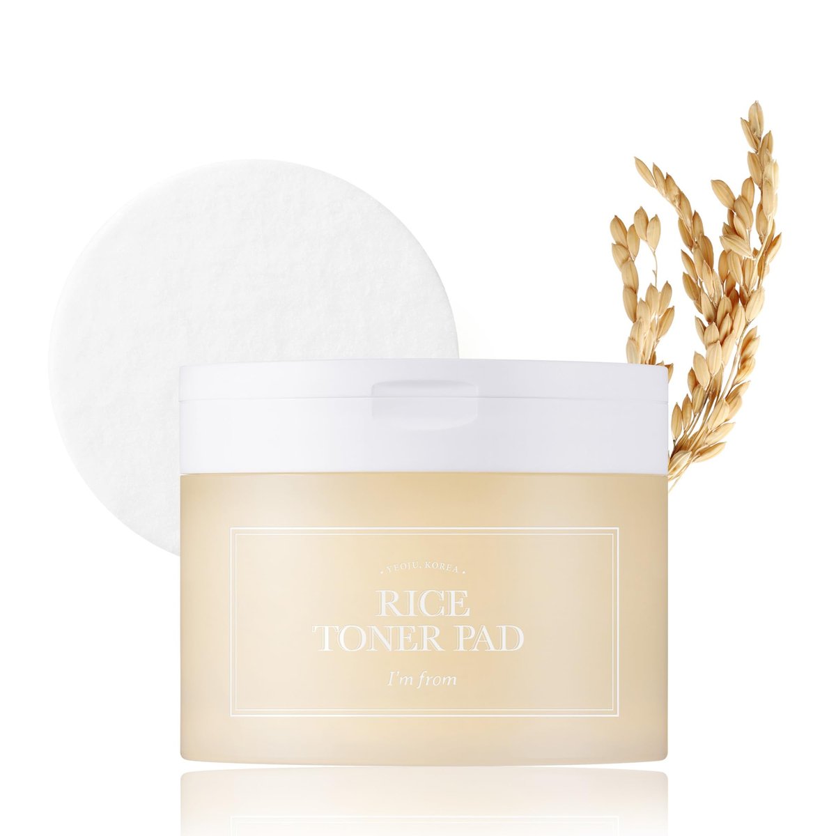 I'm From Rice Toner Pad - 60 Pads | Gentle Exfoliating & Hydrating Toner Pads for Radiant Skin - görsel 1