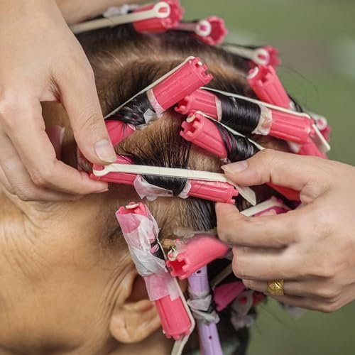 100 Pcs Perm Rods Set for Short & Long Hair - Large Curlers & Rollers for Women and Men - Cold Wave Curling Kit with Multiple Sizes - Hairdressing Tools for Curly, Fluffy, Wavy Styles - görsel 14