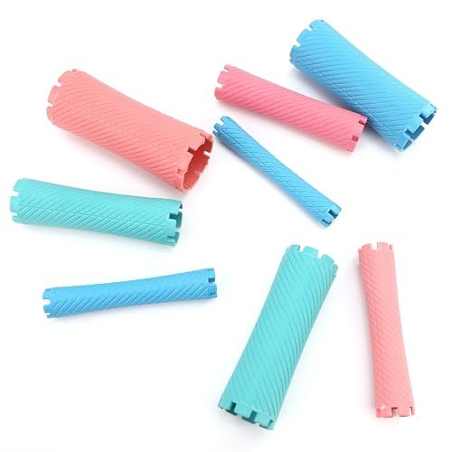 100 Pcs Perm Rods Set for Short & Long Hair - Large Curlers & Rollers for Women and Men - Cold Wave Curling Kit with Multiple Sizes - Hairdressing Tools for Curly, Fluffy, Wavy Styles - görsel 6