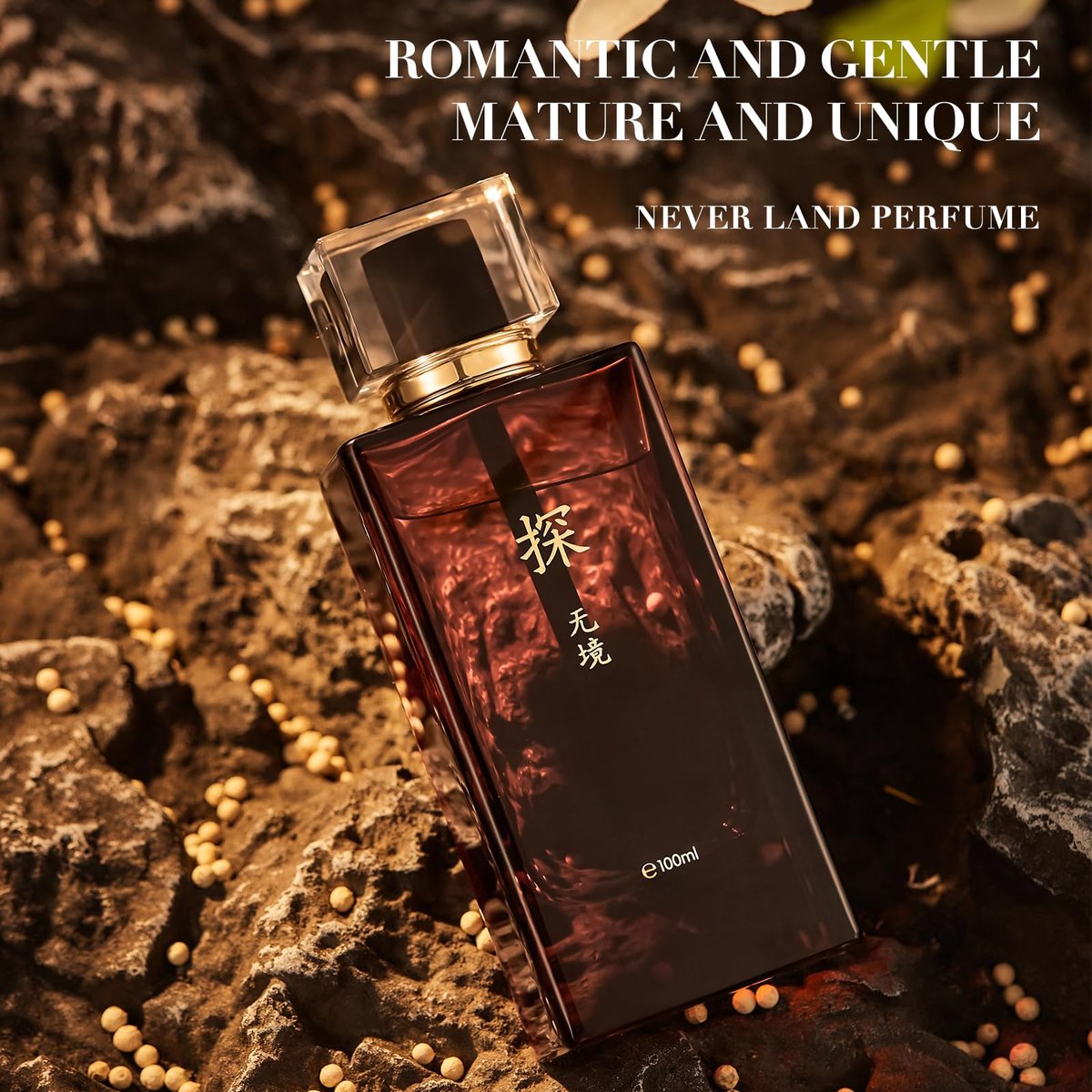 MAJESTY'S SECRET PHEROMAX Perfume for Men - Eau de Parfum 3.4 Fl Oz (TAN Never Land) Gift Set - görsel 7