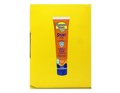 Banana Boat Sport Ultra SPF 30 Sunscreen Lotion Travel Size 1oz - 24 Count Avelisse