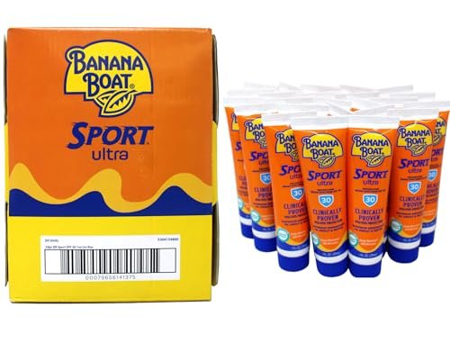 Banana Boat Sport Ultra SPF 30 Sunscreen Lotion Travel Size 1oz - 24 Count Avelisse