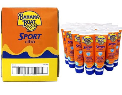 Banana Boat Sport Ultra SPF 30 Sunscreen Lotion Travel Size 1oz - 24 Count Avelisse
