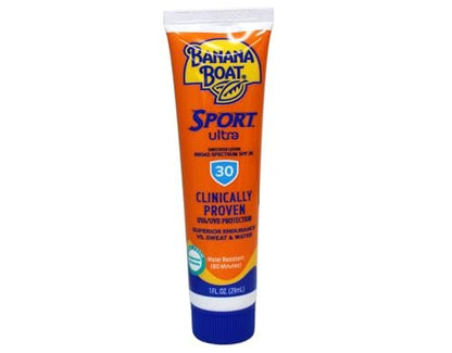 Banana Boat Sport Ultra SPF 30 Sunscreen Lotion Travel Size 1oz - 24 Count Avelisse