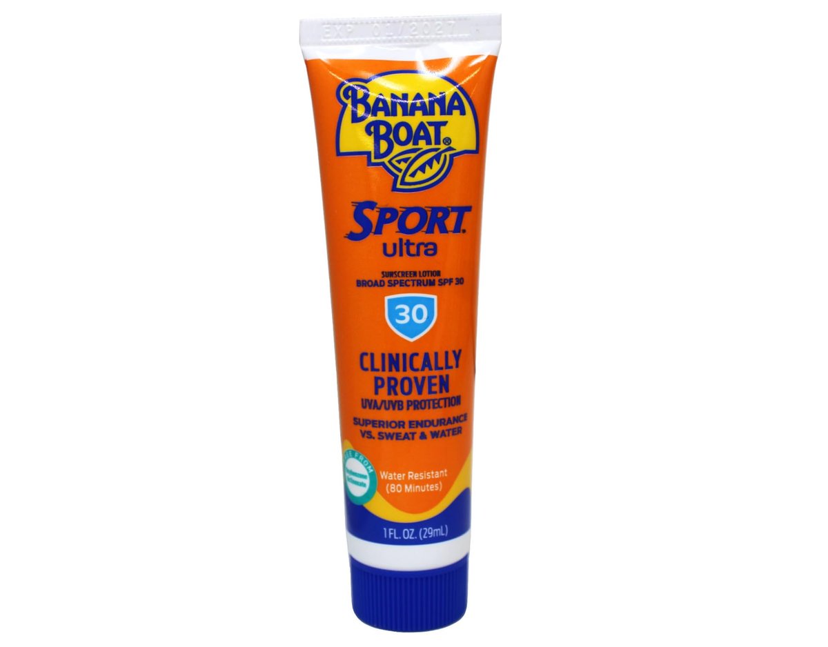 Banana Boat Sport Ultra SPF 30 Sunscreen Lotion Travel Size 1oz - 24 Count Avelisse