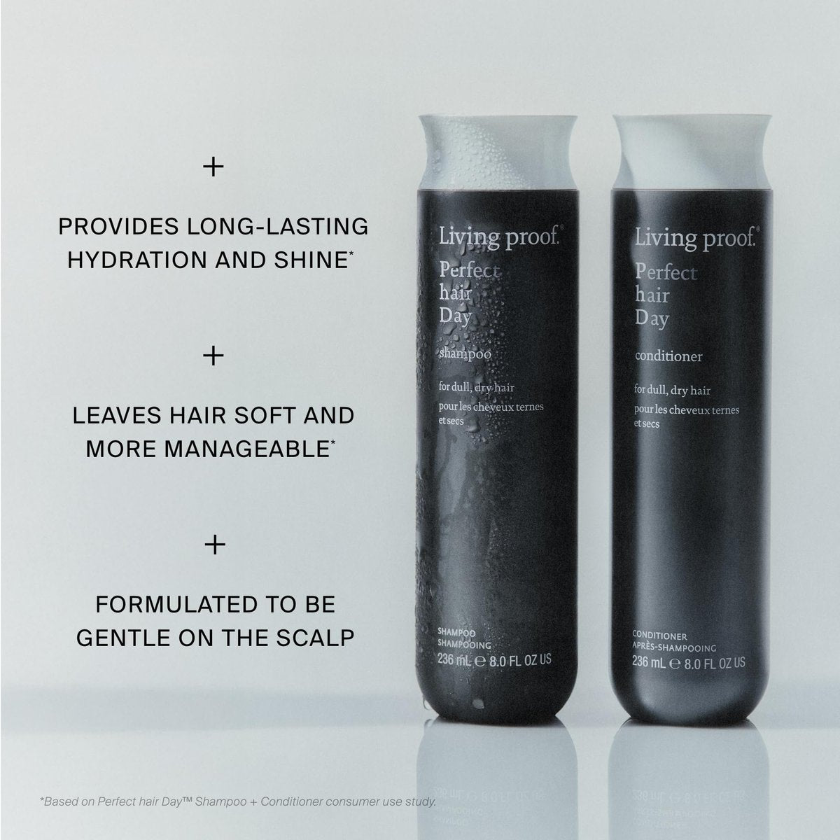 Living proof Perfect Hair Day Hydrating Shampoo - Gently Cleansing & Enhances Shine, 8 oz - görsel 5