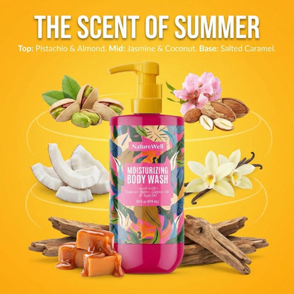 NATURE WELL Cheeky Moisturizing Body Wash - Cupuaçu Butter & Brazilian Nut Oil, Gentle Cleansing & Intense Hydration, 33 oz Avelisse