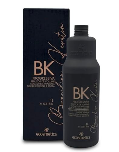 ECOSMETICS Deluxe Brazilian Keratin Treatment Organic Blowout Complex | Nanoplastia Straightening & Smoothing System | Volume Reducer & Thermal Sealer | Anti Frizz (1L / 35.2 oz) Avelisse