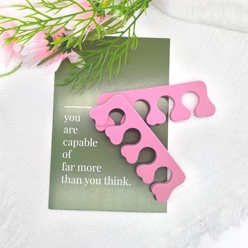 Quacc 12pcs Sponge Toe Separators - Soft Foam Finger Separators for Pedicure, Manicure, Nail Art, and Toe Spacing - görsel 12