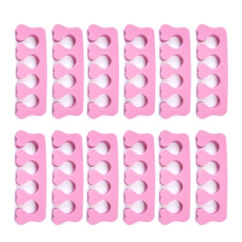 Quacc 12pcs Sponge Toe Separators - Soft Foam Finger Separators for Pedicure, Manicure, Nail Art, and Toe Spacing - görsel 2