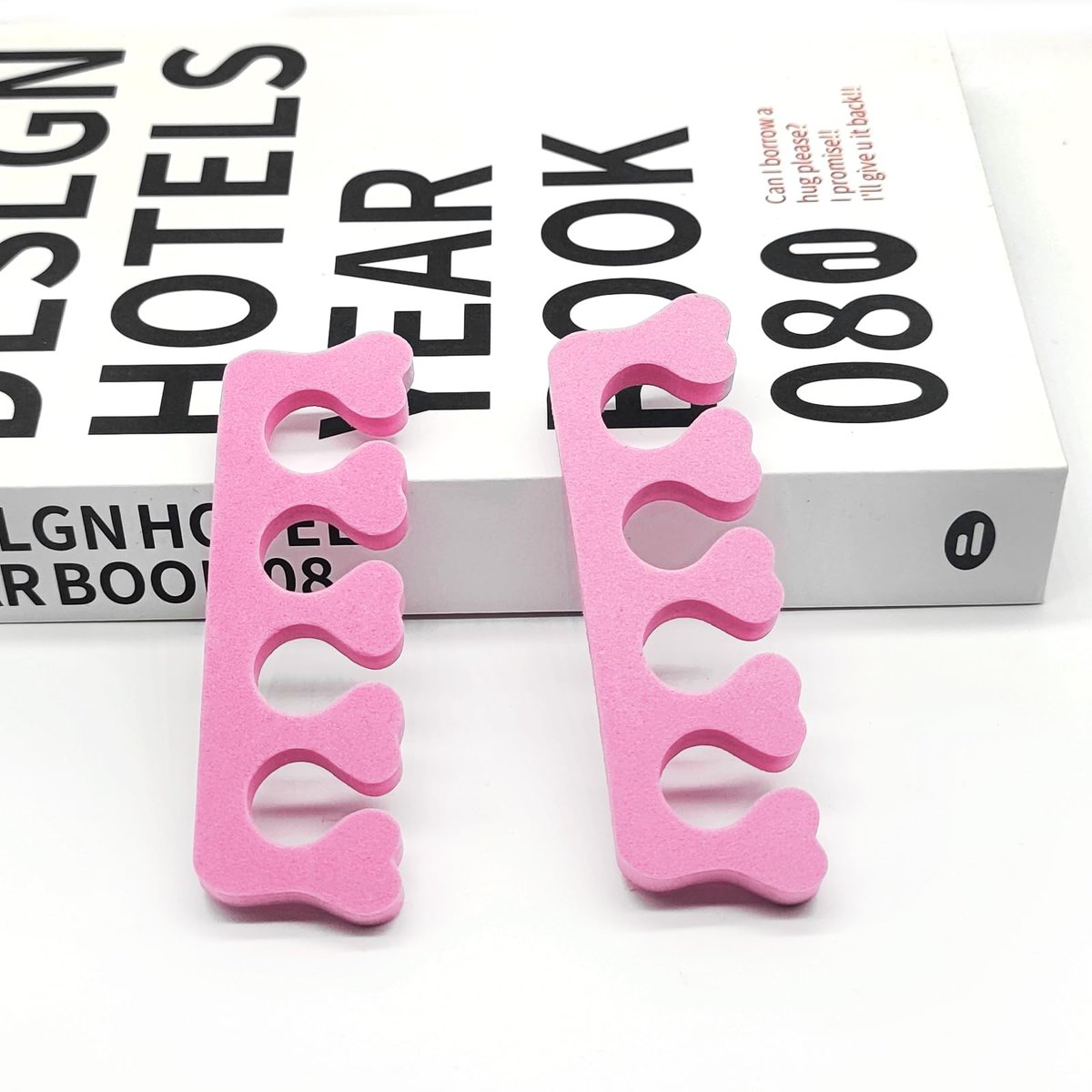 Quacc 12pcs Sponge Toe Separators - Soft Foam Finger Separators for Pedicure, Manicure, Nail Art, and Toe Spacing - görsel 9