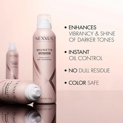 Nexxus Styling Refreshing Dry Shampoo for Brunette Dark Tones - 5 oz