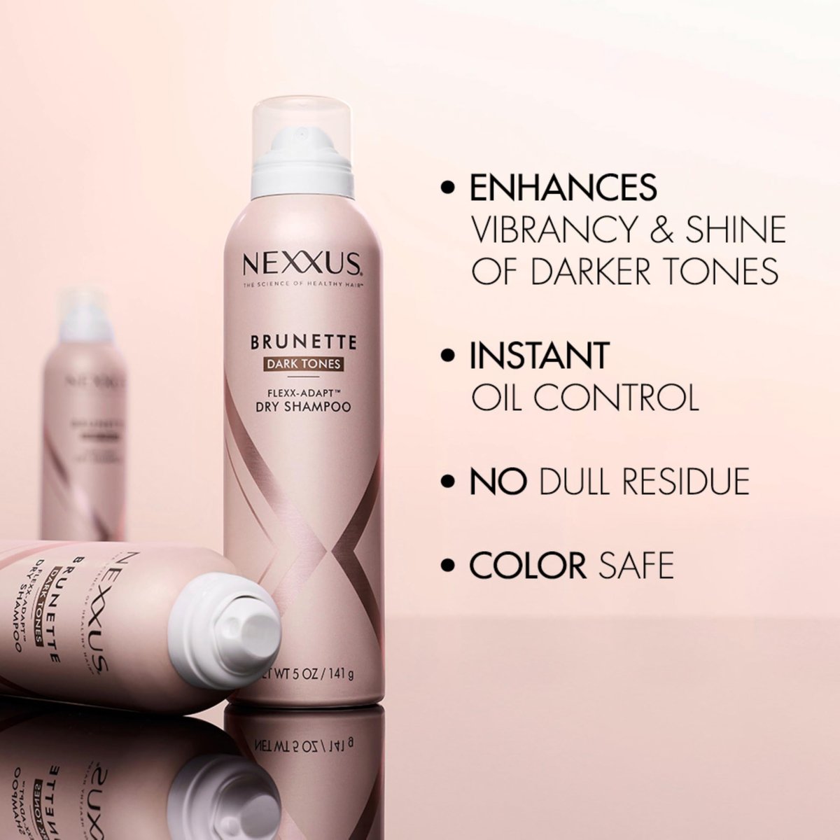 Nexxus Styling Refreshing Dry Shampoo for Brunette Dark Tones - 5 oz - görsel 17