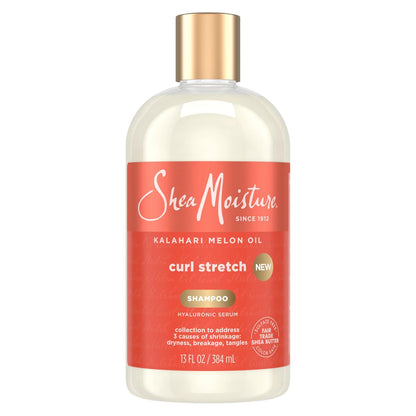 SheaMoisture Curl Stretch Shampoo with Kalahari Melon Oil & Hyaluronic Serum for Type 4 Hair, 13 Fl Oz Avelisse