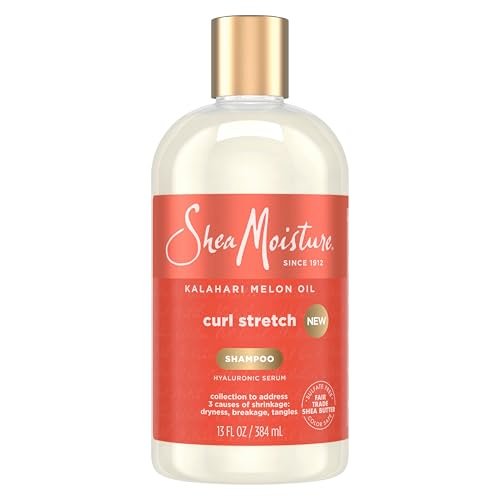 SheaMoisture Curl Stretch Shampoo with Kalahari Melon Oil & Hyaluronic Serum for Type 4 Hair, 13 Fl Oz Avelisse