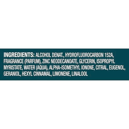 Degree Men Whole Body Deodorant Spray, Ocean Rush Scent, Aluminum Free 72H Odor Protection, 4 oz
