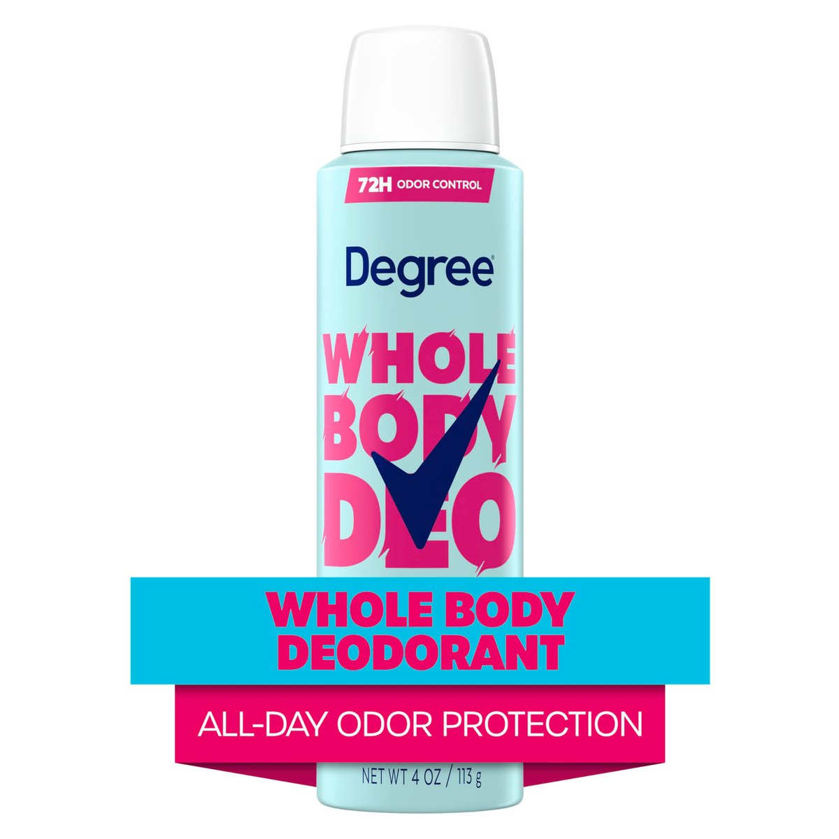Degree Women Whole Body Deodorant Spray, Rose & Waterlily Scent, Aluminum Free 72H Odor Protection, 4 oz - görsel 5