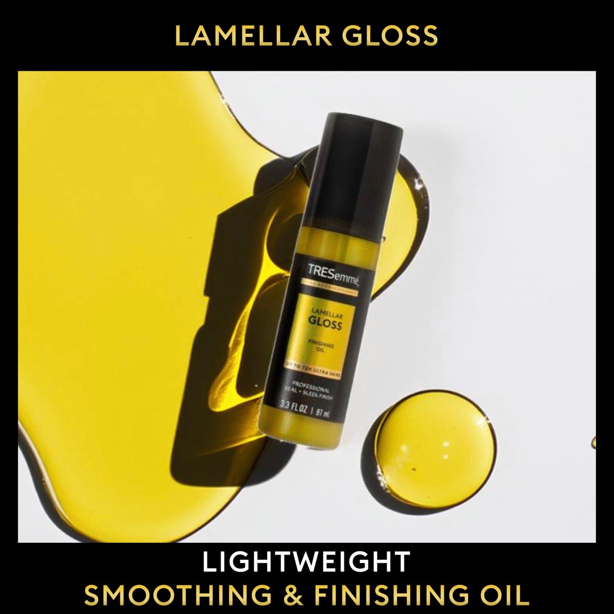 TRESemmé Lamellar Gloss Oil: Ultra Shine Lamination for Up to 72 Hours - 3.3 Fl Oz - görsel 9