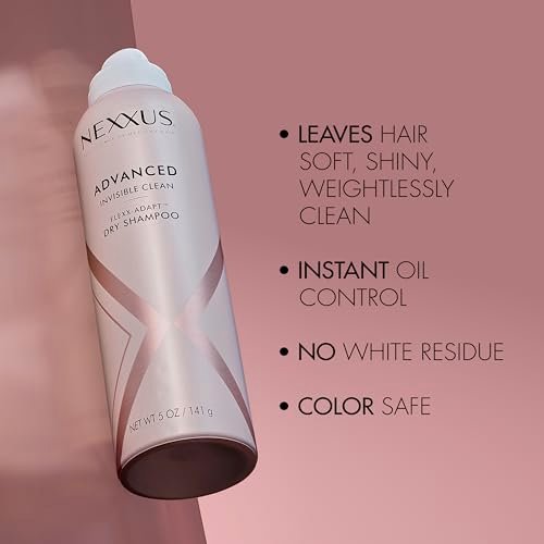 Nexxus Styling Refreshing Dry Shampoo for Oily Hair, Advanced Invisible Clean Dry Shampoo with Flexx-Adapt Technology and Protein Complex, 5 oz - görsel 18