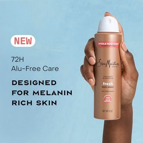 SheaMoisture Whole Body Deodorant Spray Fresh 72h Odor Control Aluminum Free 4 oz - görsel 6