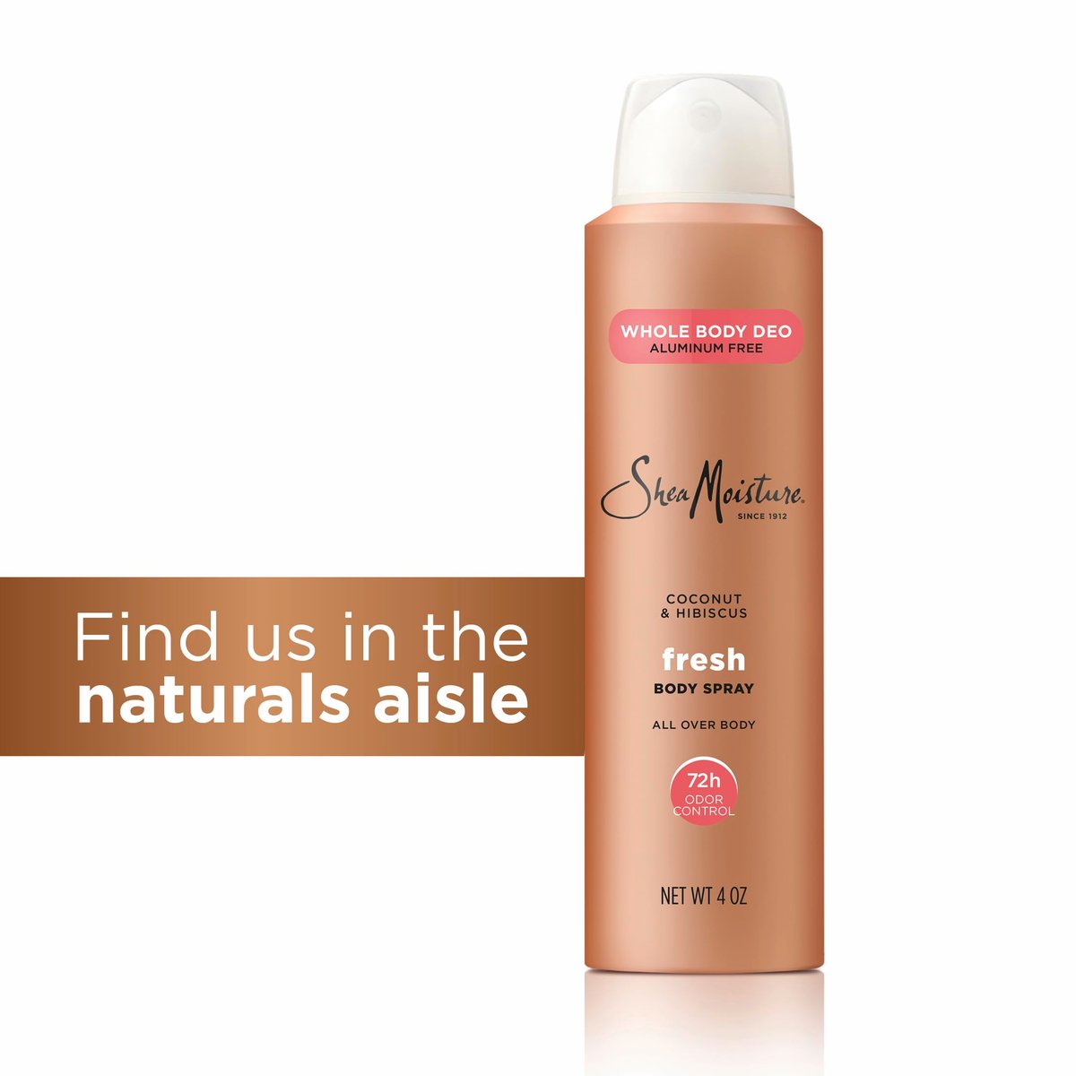 SheaMoisture Whole Body Deodorant Spray Fresh 72h Odor Control Aluminum Free 4 oz - görsel 9