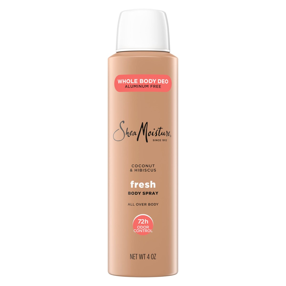 SheaMoisture Whole Body Deodorant Spray Fresh 72h Odor Control Aluminum Free 4 oz - görsel 1