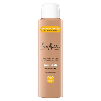SheaMoisture All Over Body Deodorant Spray for Women - Raw Shea Butter & Hyaluronic Acid, Aluminum Free, 4 oz Avelisse
