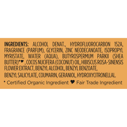 SheaMoisture All Over Body Deodorant Spray for Women - Raw Shea Butter & Hyaluronic Acid, Aluminum Free, 4 oz Avelisse