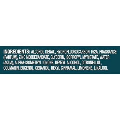 Degree Men Whole Body Deodorant Spray, Active Fresh, Aluminum Free 72H Odor Protection, 4 oz