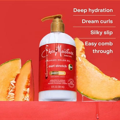 SheaMoisture Curl Stretch Conditioner with Kalahari Melon Oil & Hyaluronic Serum - 13 Fl Oz Avelisse