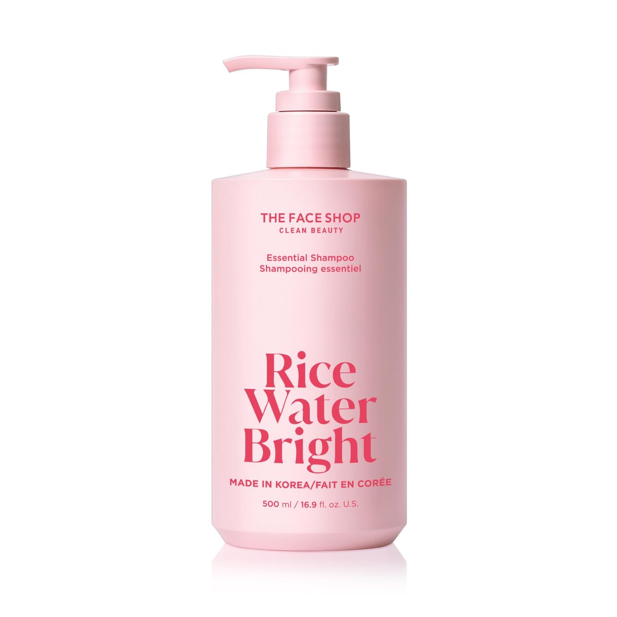 The Face Shop Rice Water Bright Essential Shampoo - Strengthening & Anti-Frizz Shampoo for Dry, Damaged Hair - Sulfate Free Korean Hair Care with Rice Protein Avelisse