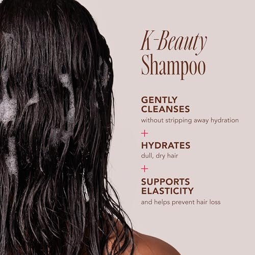 The Face Shop Rice Water Bright Essential Shampoo - Strengthening & Anti-Frizz Shampoo for Dry, Damaged Hair - Sulfate Free Korean Hair Care with Rice Protein Avelisse