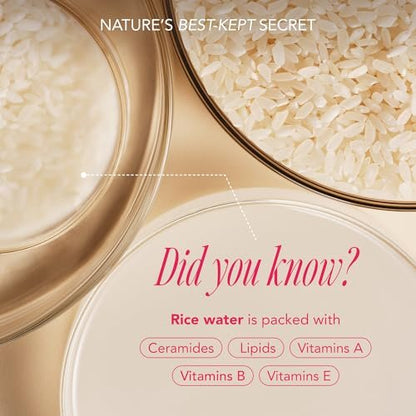 The Face Shop Rice Water Bright Essential Shampoo - Strengthening & Anti-Frizz Shampoo for Dry, Damaged Hair - Sulfate Free Korean Hair Care with Rice Protein Avelisse