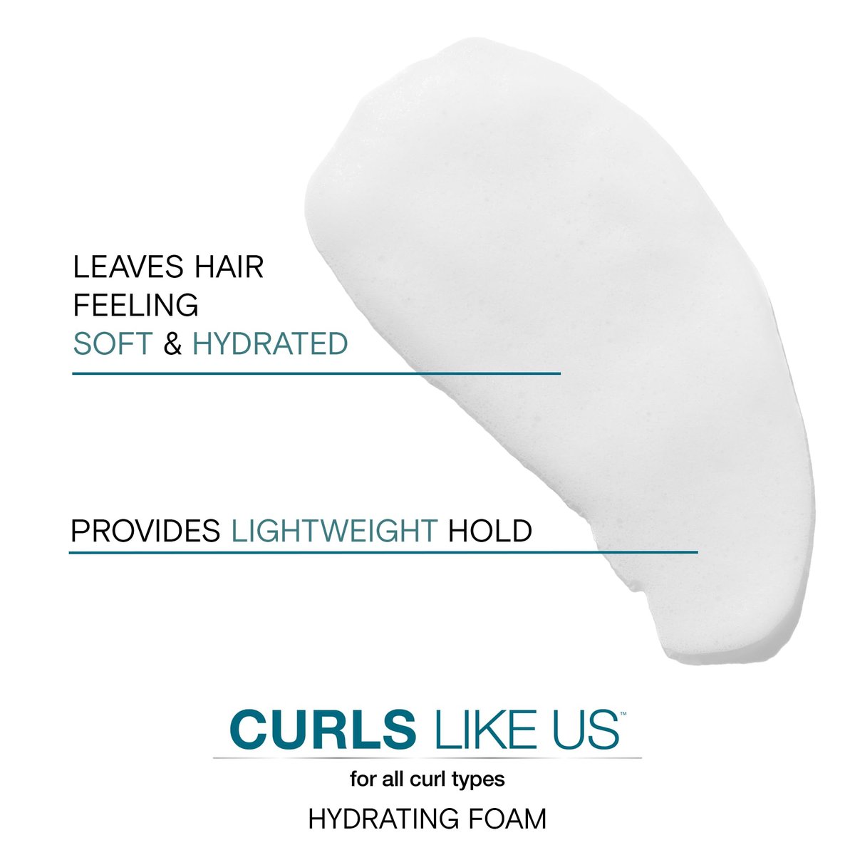Joico Curls Like Us Smooth & Bounce Curl Hydrating Foam - 6.7 Fl Oz - For Curly Hair, Reduces Frizz, Enhances Curl Patterns, 72-Hour Humidity Protection Avelisse