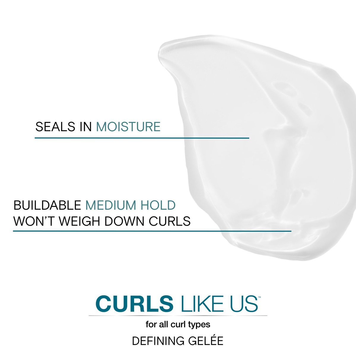 Joico Curls Like Us Define & Seal Curl Defining Gelee - Medium Hold, Heat Protection up to 450°F, with Moringa Seed & Algae Oil, 8.5 Fl Oz Avelisse