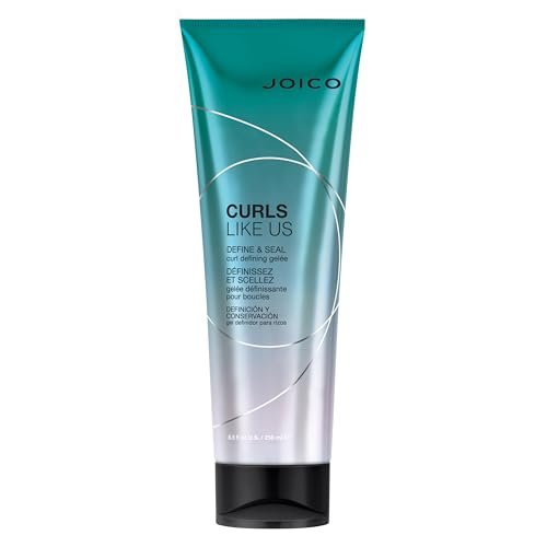 Joico Curls Like Us Define & Seal Curl Defining Gelee - Medium Hold, Heat Protection up to 450°F, with Moringa Seed & Algae Oil, 8.5 Fl Oz Avelisse