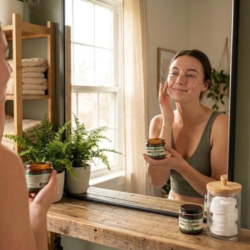 Organic Beef Tallow Balm for Skin – USDA-Certified, Unscented & Herb-Infused with Jojoba Oil & Cocoa Butter – 2 oz Avelisse