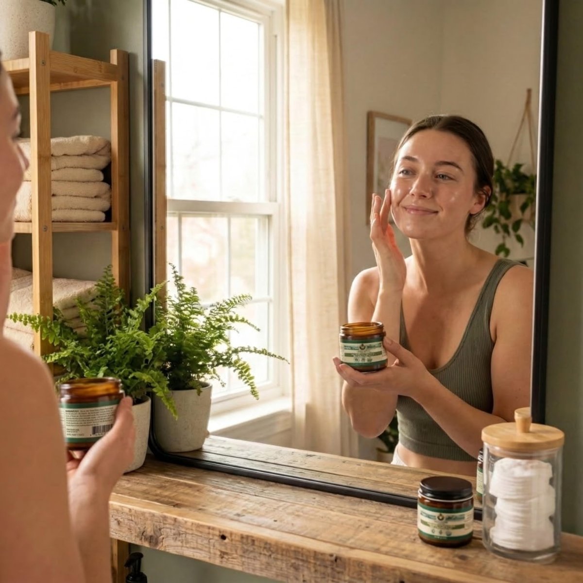 Organic Beef Tallow Balm for Skin – USDA-Certified, Unscented & Herb-Infused with Jojoba Oil & Cocoa Butter – 2 oz Avelisse