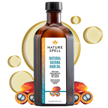 Nature Spell Batana Oil for Hair Growth - Pre-Diluted Scalp Oil, Strengthens & Repairs Damaged Strands, Nourishes Split Ends, Adds Shine, Vegan, 5.07 Fl Oz Avelisse