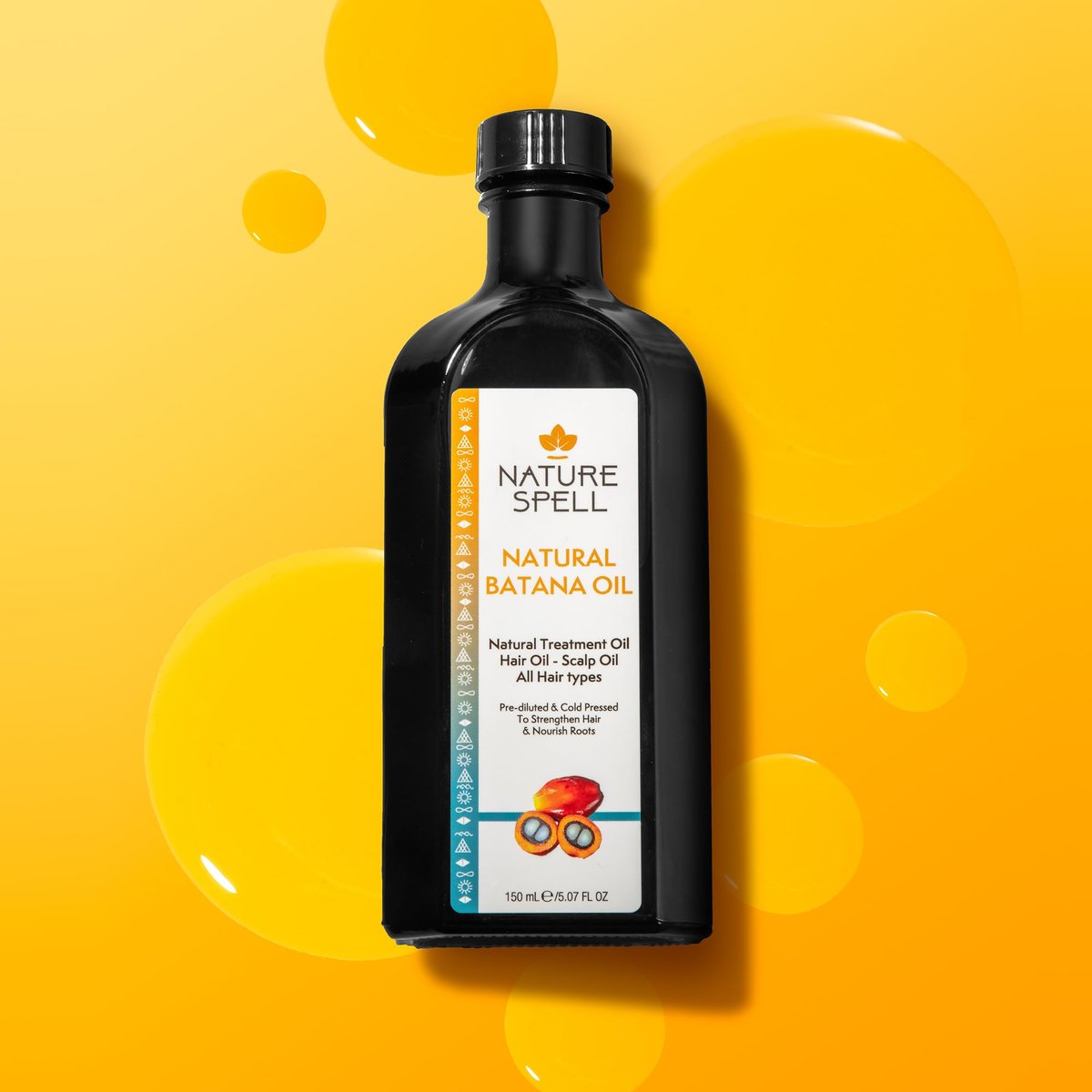 Nature Spell Batana Oil for Hair Growth - Pre-Diluted Scalp Oil, Strengthens & Repairs Damaged Strands, Nourishes Split Ends, Adds Shine, Vegan, 5.07 Fl Oz Avelisse