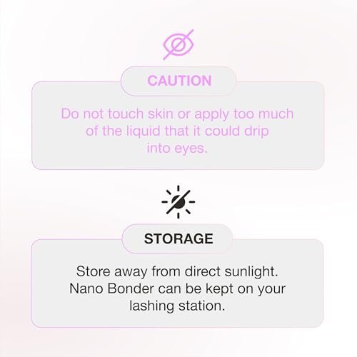 Curacoro Nano Lash Bonder – Super Bonder for Eyelash Extension Glue Accelerator, Water & Oil Proof Lash Sealant, Secures Glue Fumes, Longer Retention & Low Irritation (15ml) Avelisse