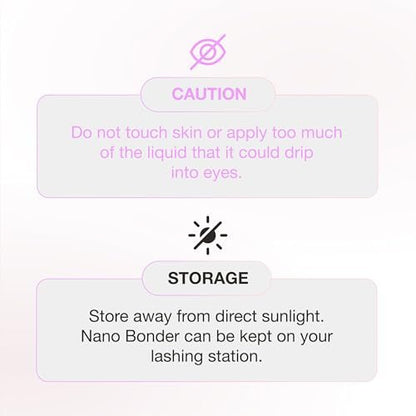 Curacoro Nano Lash Bonder – Super Bonder for Eyelash Extension Glue Accelerator, Water & Oil Proof Lash Sealant, Secures Glue Fumes, Longer Retention & Low Irritation (15ml) Avelisse