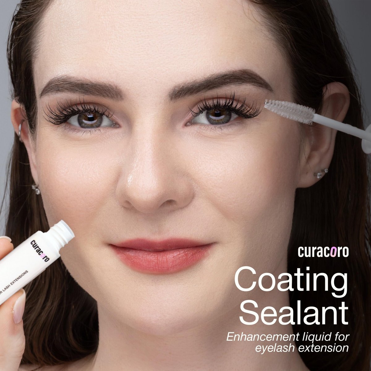 Curacoro 10ML Eyelash Coating Sealant - Professional Protective Topcoat for Long-Lasting Eyelash Extensions, Water-Resistance & Better Retention, Strong, Soft & Silky Lash Extensions Avelisse