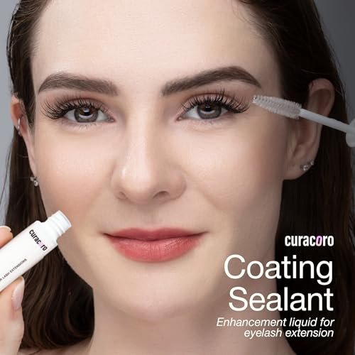 Curacoro 10ML Eyelash Coating Sealant - Professional Protective Topcoat for Long-Lasting Eyelash Extensions, Water-Resistance & Better Retention, Strong, Soft & Silky Lash Extensions Avelisse