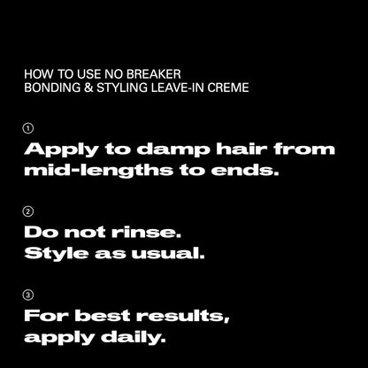 Sebastian Professional No Breaker Bonding & Styling Leave-In Cream - Intense Conditioning with Heat Protection, 72 HR Frizz-Free Flexible Hold, 4.9 fl oz Avelisse