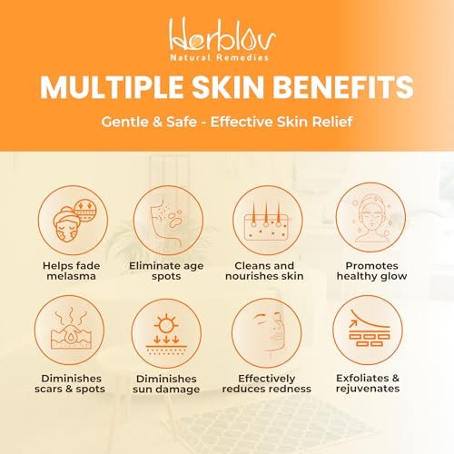 Herblov Turmeric Body Wash – Skin Brightening Liquid Soap for Discoloration, Anti-Aging, Acne & Sun Damage – 16.9 oz - görsel 6