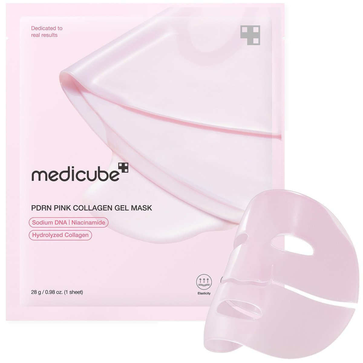 Medicube Salmon DNA PDRN Pink Collagen Jelly Gel Mask – Overnight Face Mask for Glass Glow Skin, Elasticity, Hydrating, Firming & Moisturizing | Korean Skincare, 28g - görsel 1