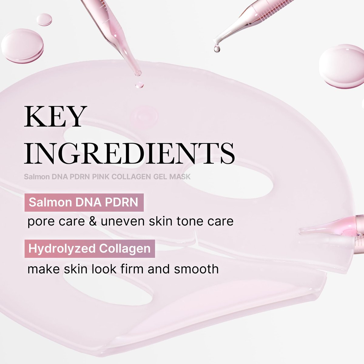 Medicube Salmon DNA PDRN Pink Collagen Jelly Gel Mask – Overnight Face Mask for Glass Glow Skin, Elasticity, Hydrating, Firming & Moisturizing | Korean Skincare, 28g - görsel 11