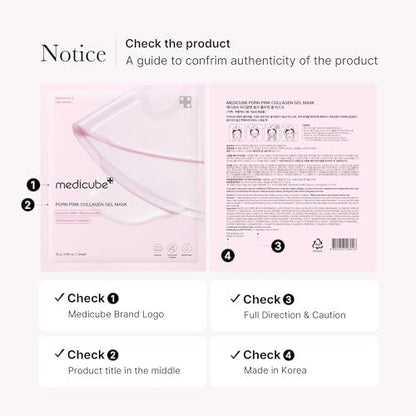 Medicube Salmon DNA PDRN Pink Collagen Jelly Gel Mask – Overnight Face Mask for Glass Glow Skin, Elasticity, Hydrating, Firming & Moisturizing | Korean Skincare, 28g