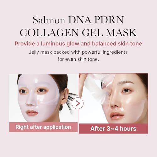 Medicube Salmon DNA PDRN Pink Collagen Jelly Gel Mask – Overnight Face Mask for Glass Glow Skin, Elasticity, Hydrating, Firming & Moisturizing | Korean Skincare, 28g - görsel 8